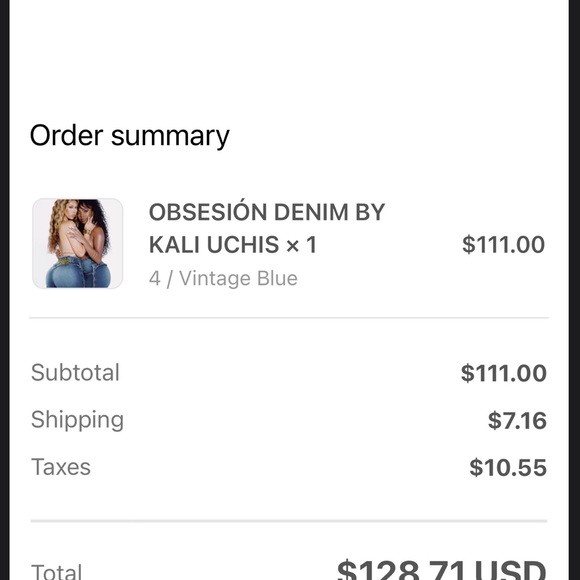 Kali uchis first drop pants, limited edition. In perfect condition. - Picture 2 of 5